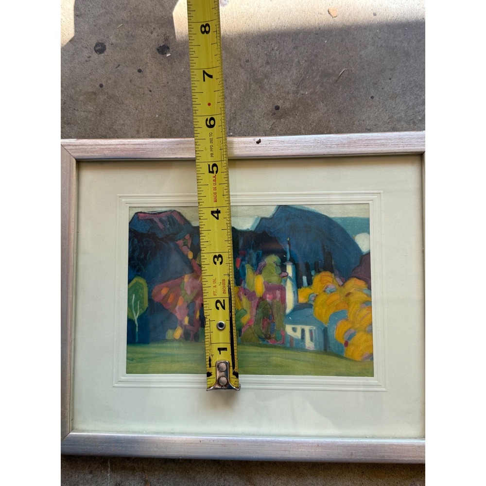 Kandinsky The Church of Murnau Framed Art Print Expressionist Landscape Vintage - Picture 8 of 8